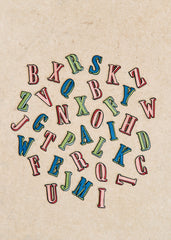 Green / blue badge - Letter B Green