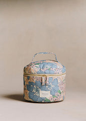 Small Vanity Case - Meadow Blue Print