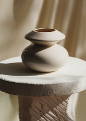 Romi Objetti Vase - Ecru Small Model