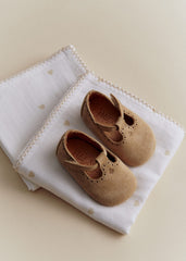 Merveille Booties - Sand Suede