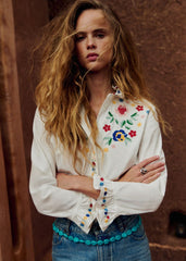 Riny Shirt - Spring Placed Embroidery