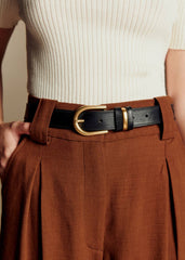 Taylor Belt - Black Heritage Leather