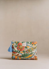 Maxi Flat Beauty Pouch - Riola Print