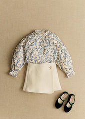 Linaya Blouse - Petit Sézane x Antoinette Poisson - Blue Birds Print