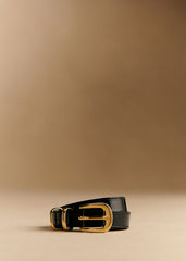 Livie Belt - Patent Black