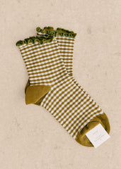 Vichy Socks - Olive
