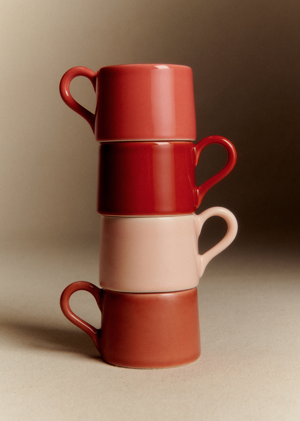 Set of 4 espresso cups - Pink