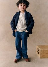 Le Crop - Washed Blue Denim