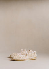 Mariana Espadrilles - Ecru Braided Textile