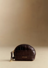 Sacha Coin Purse - Brown Croco