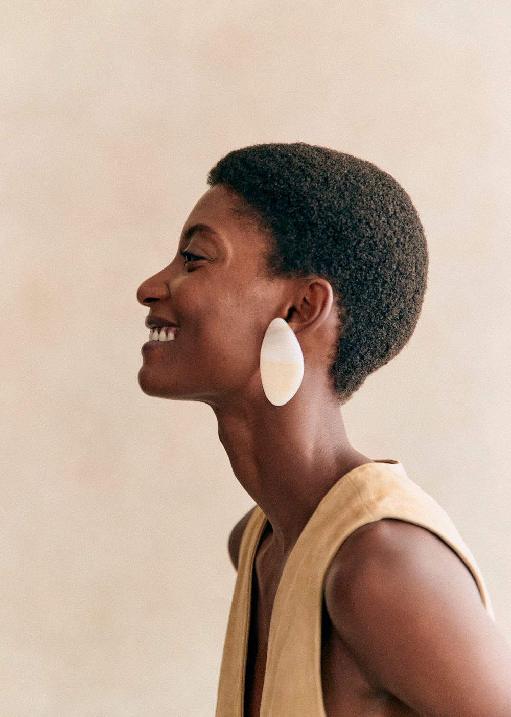 Garry Earrings - Ecru