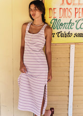 Ariana Dress - Cream Violet Lilac
