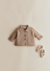 Betty Cardigan - Mottled Beige