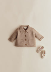 Betty Cardigan - Mottled Beige