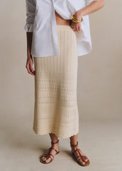BELLINA Skirt - Natural Beige