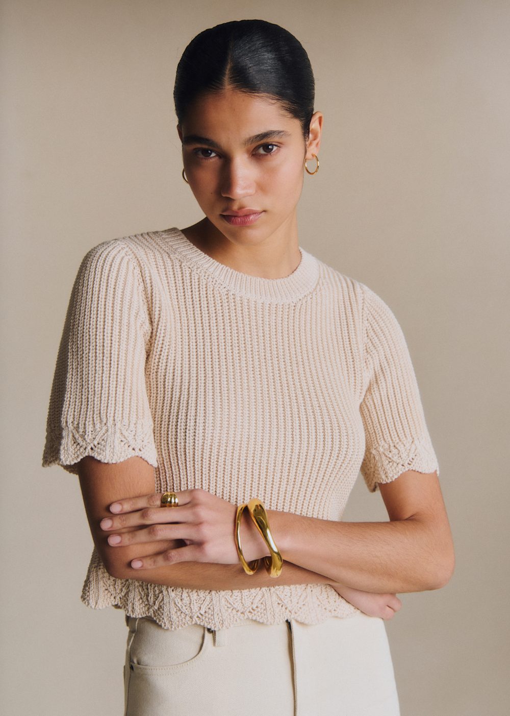 Solene Knit - Beige