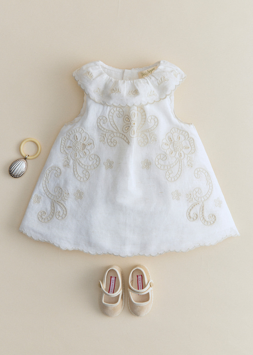 Carmen Dress - Ecru