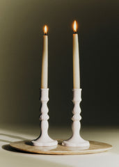 Piano Candle Holder Set - Large Model - Ecru