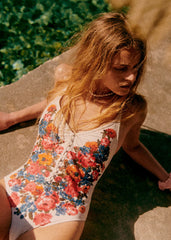 L'escalet Swimsuit - Sézane x Ysé - Maxi Roses