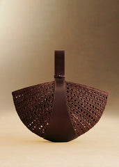 Cleo Basket - Raffia Choco
