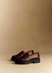 Albane Loafers - Glossy Burgundy
