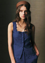 Clara Blouse - Cobalt Blue