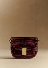 Claude Bag - Chocolate Croco Print