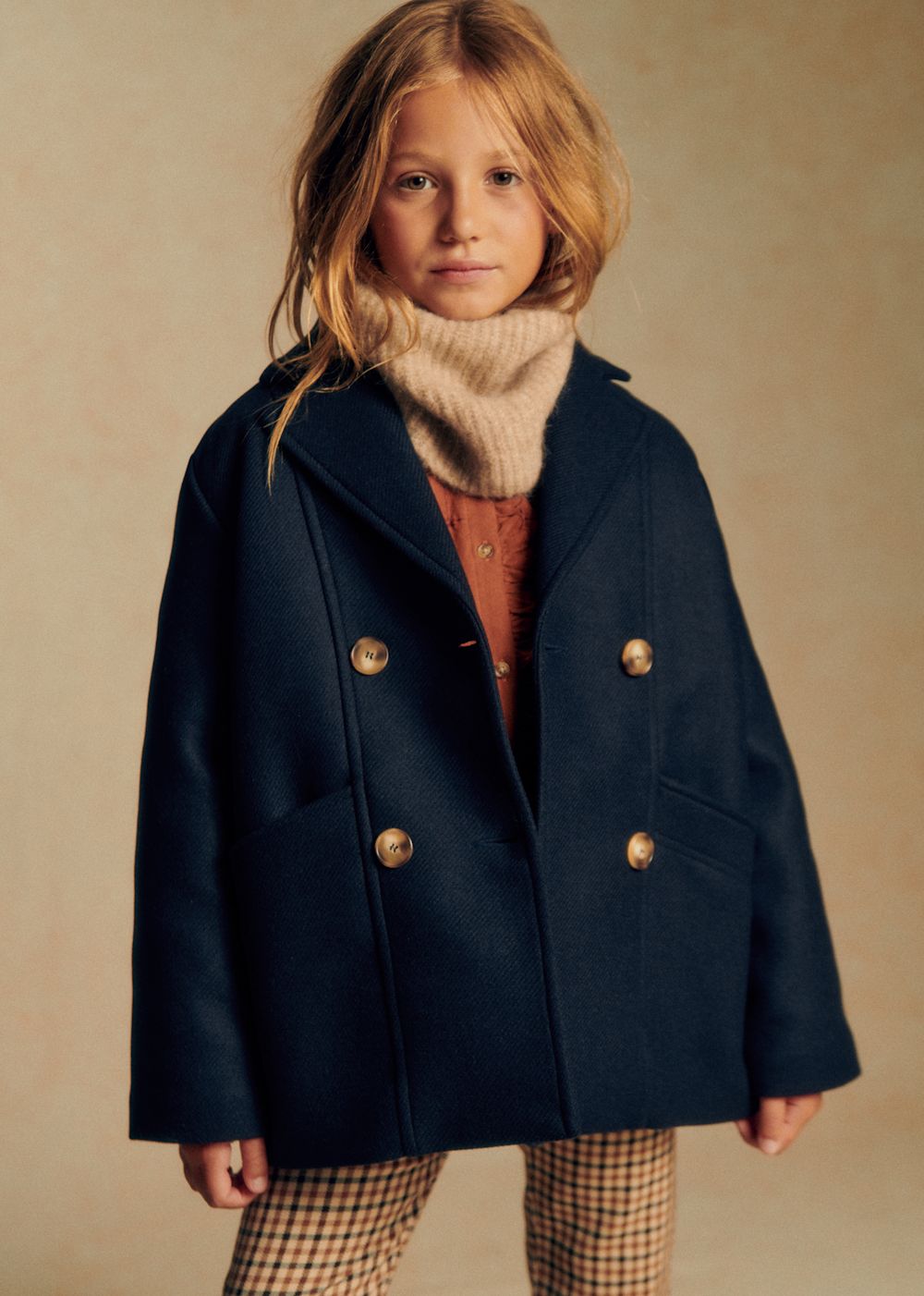 Zoé Coat - Navy Blue