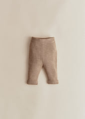 Boris Knit Trousers - Mottled Beige