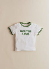 Goûter Club T-Shirt - Ecru Green