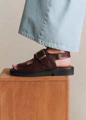 Low Hector Sandals - Glossy Chocolate
