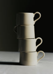 Set of 4 espresso cups - Ecru