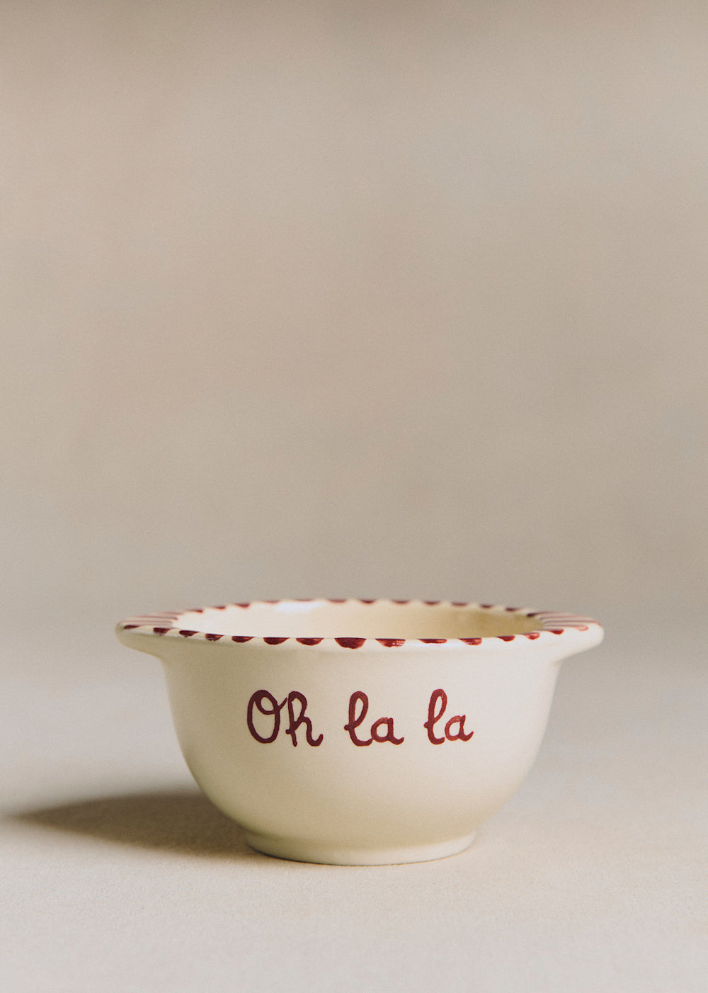 Oh la la Bowl - Sézane x Maison Roussot - Dark Red