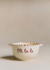 Oh la la Bowl - Sézane x Maison Roussot - Dark Red