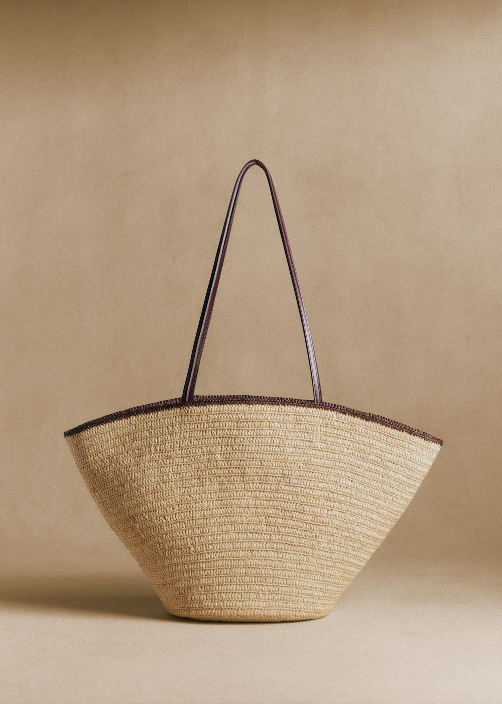 Maia Basket - Natural Choco Raffia