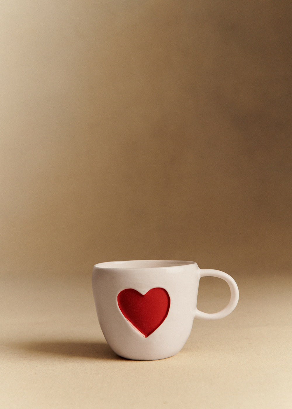 Appolline heart mug - Red