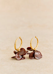 Flora Hoops - Brown