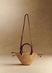 Justine Mini Basket Bag - Raffia