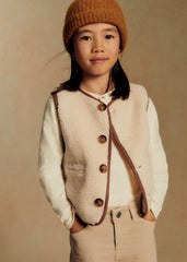 Balthazar Jacket - Ecru Coffee