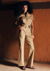 Circe Jumpsuit - Safari Beige