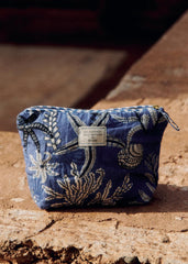 Toiletry Bag - Sézane x Inoui Editions - Blue Shells Print