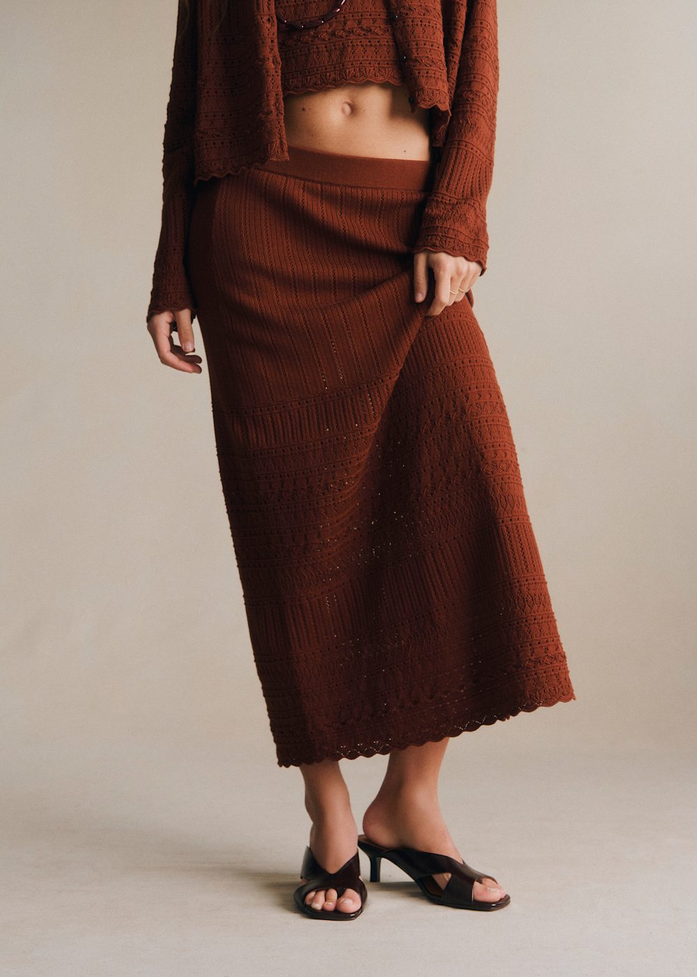 BELLINA Skirt - Havana