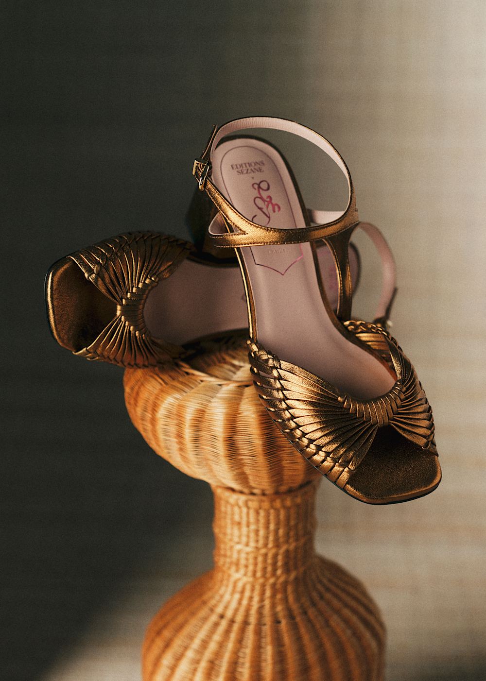 CHARLIE Sandals - CFM Souliers x Éditions Sézane - Bronze