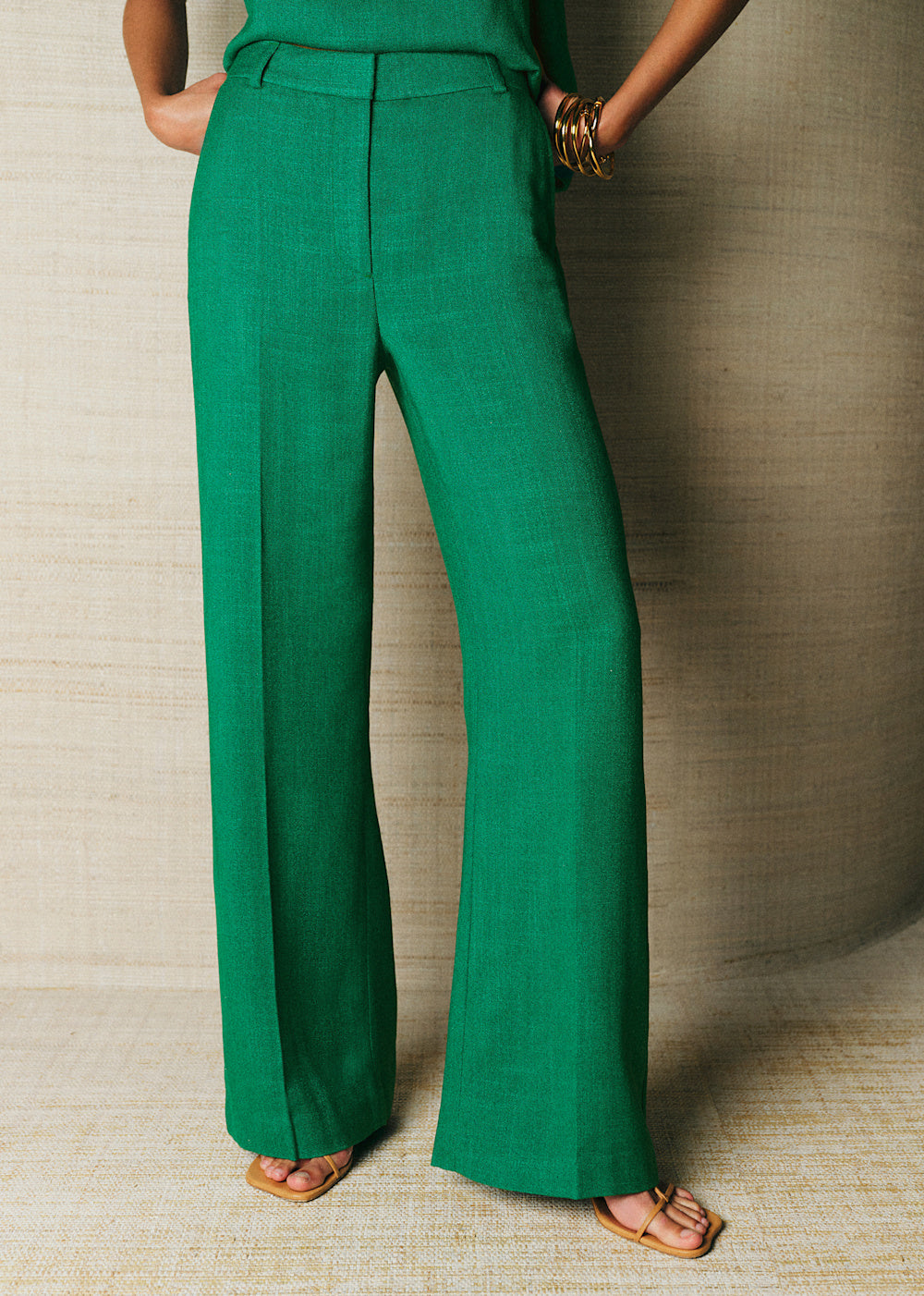 Giovanni Trousers - Emerald Green