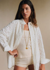 Maxou Shirt - Embroidered Ecru