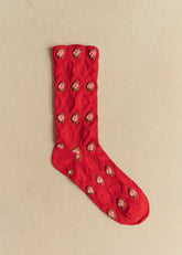 Julia Socks - Bright Red