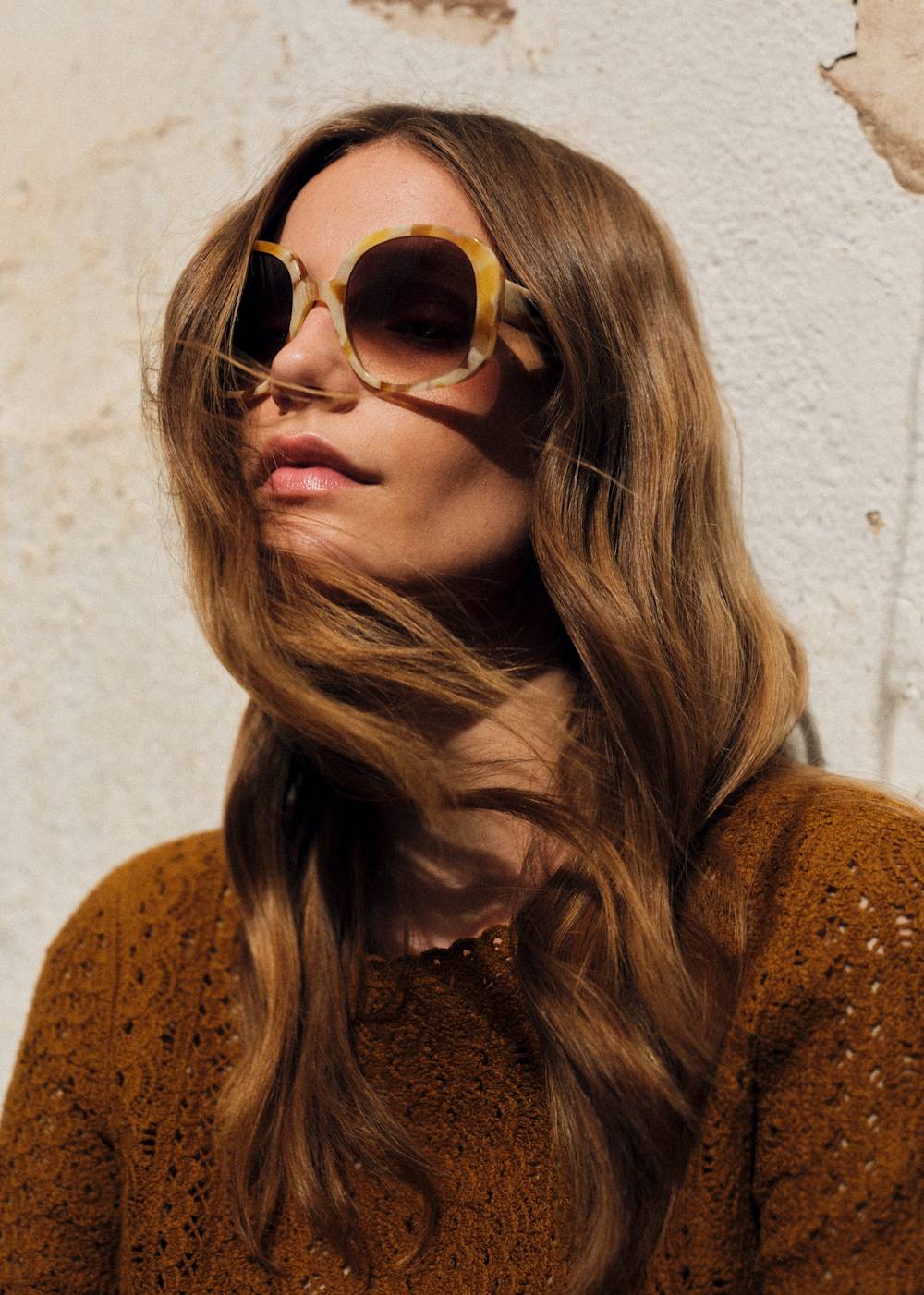 Georgia sunglasses - Yellow Tortoiseshell