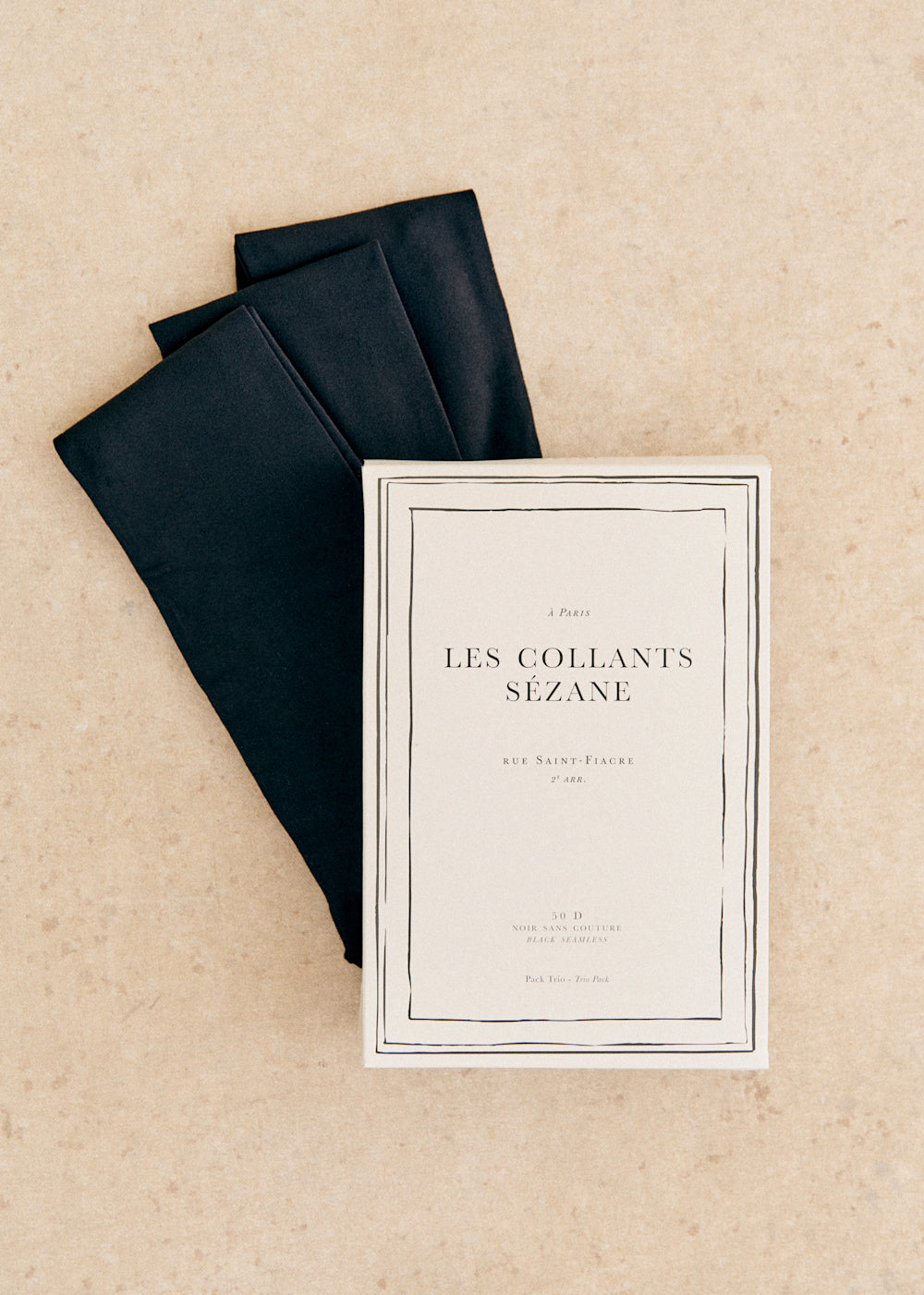 Pack of 3 tights - Black Opaque Seamless