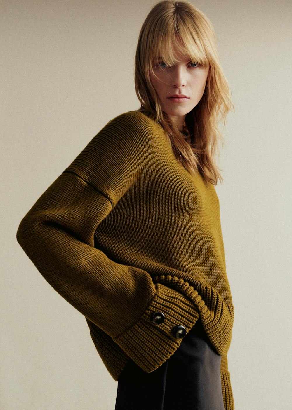 Marin Sweater - Olive Green