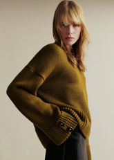 Marin Sweater - Olive Green